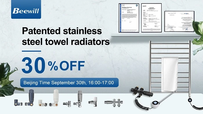 new stainless steel towel radiator Live show